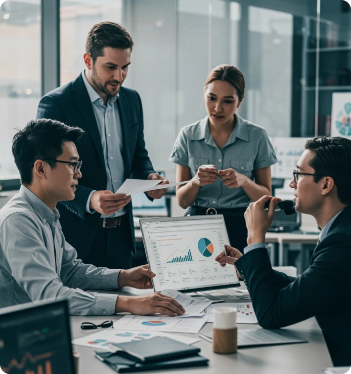 Government IT team discussing strategy