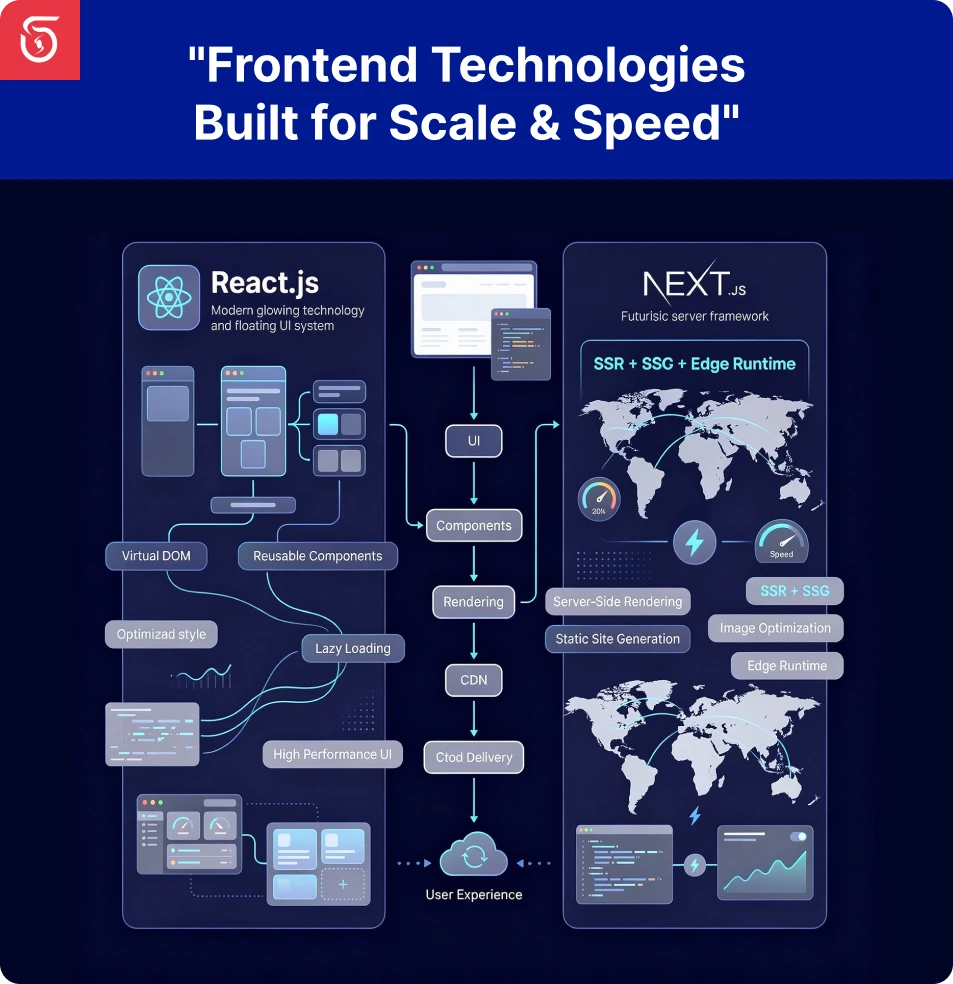 React and Next.js architecture for scalable frontend applications