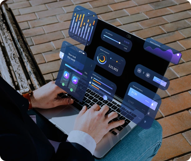 SaaS analytics dashboard