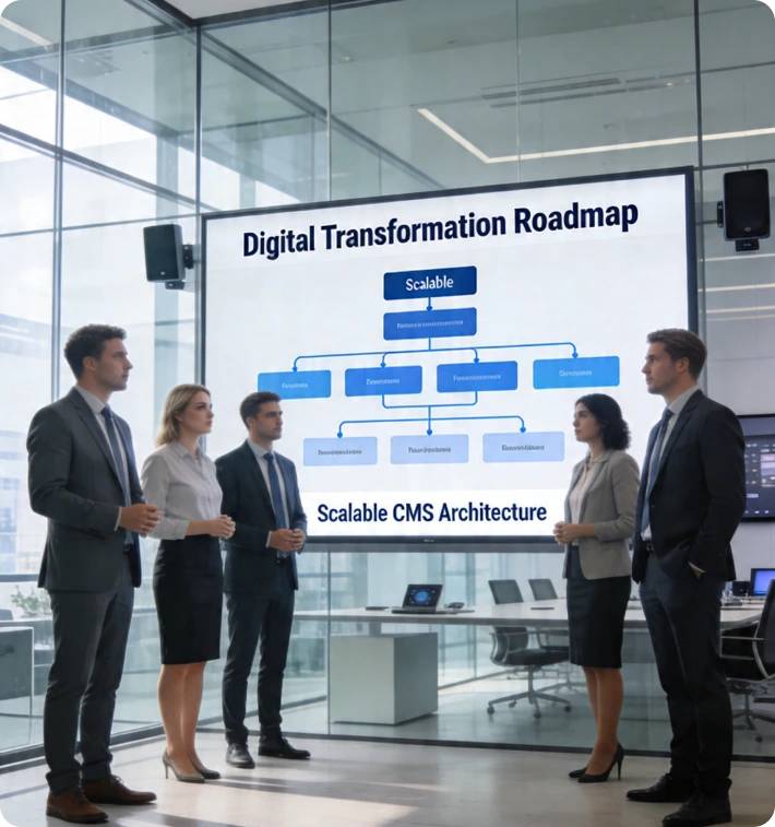 CMS digital transformation roadmap